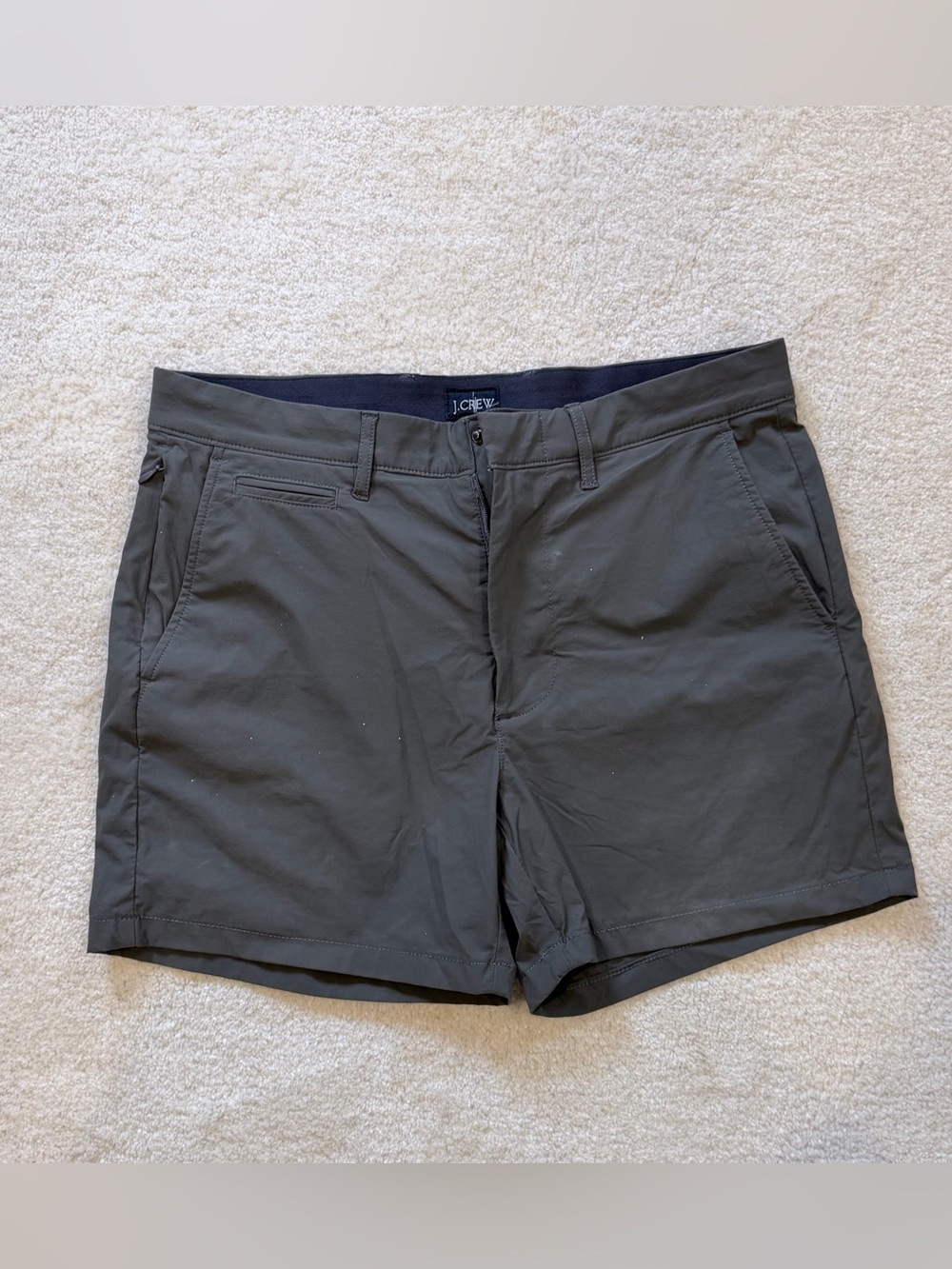 J.Crew Men's Charcoal Gray Casual Stretch Shorts
